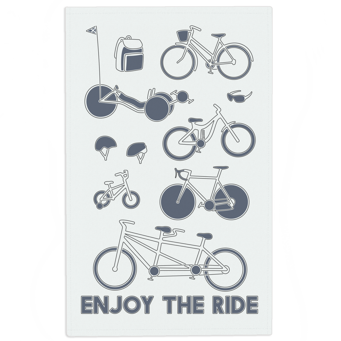 Cycling tea towel