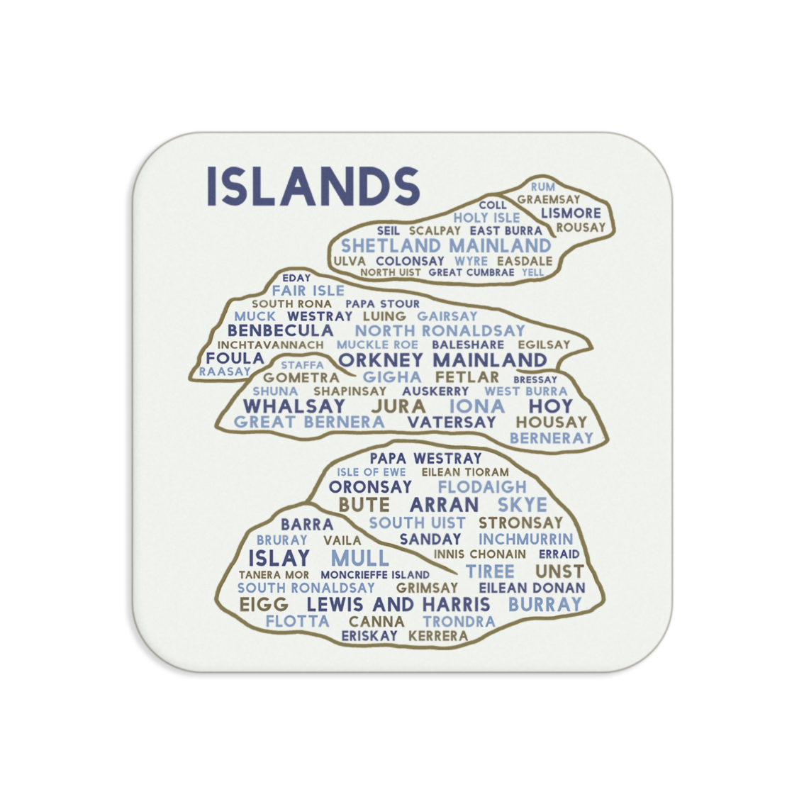 Islands coaster