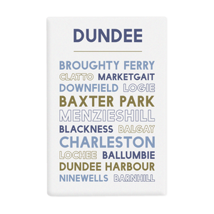 Dundee ceramic fridge magnet