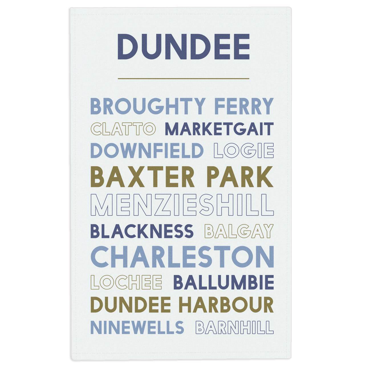 Dundee tea towel