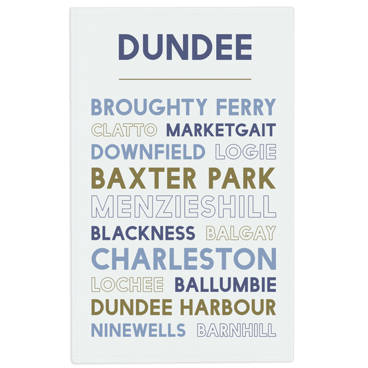 Dundee tea towel