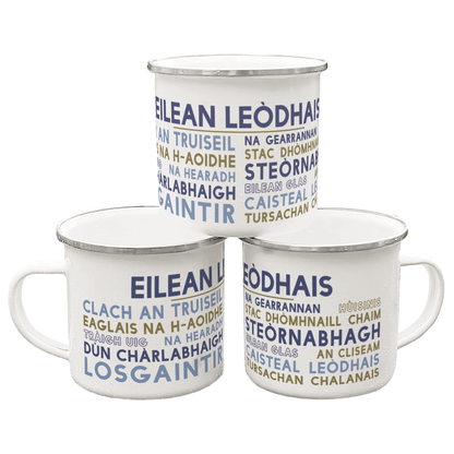 Eilean Leòdhais Enamel Mug