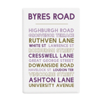 Byres Road Glasgow fridge magnet