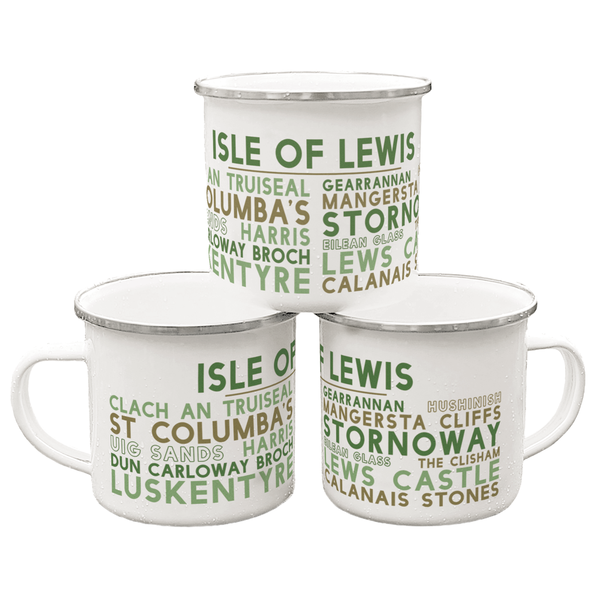 Isle of Lewis Enamel Mug