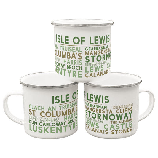 Isle of Lewis Enamel Mug