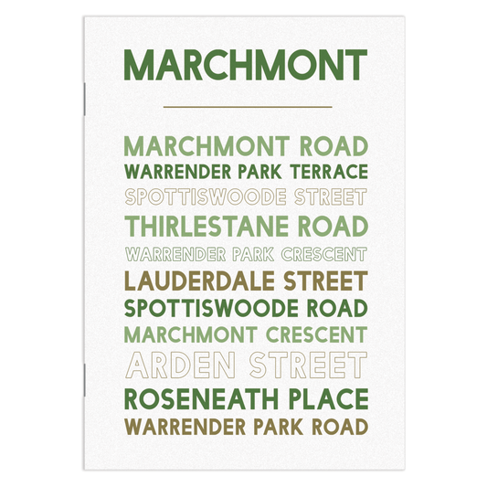 Marchmont notebook