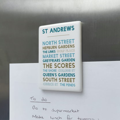 St Andrews Fridge Magnet