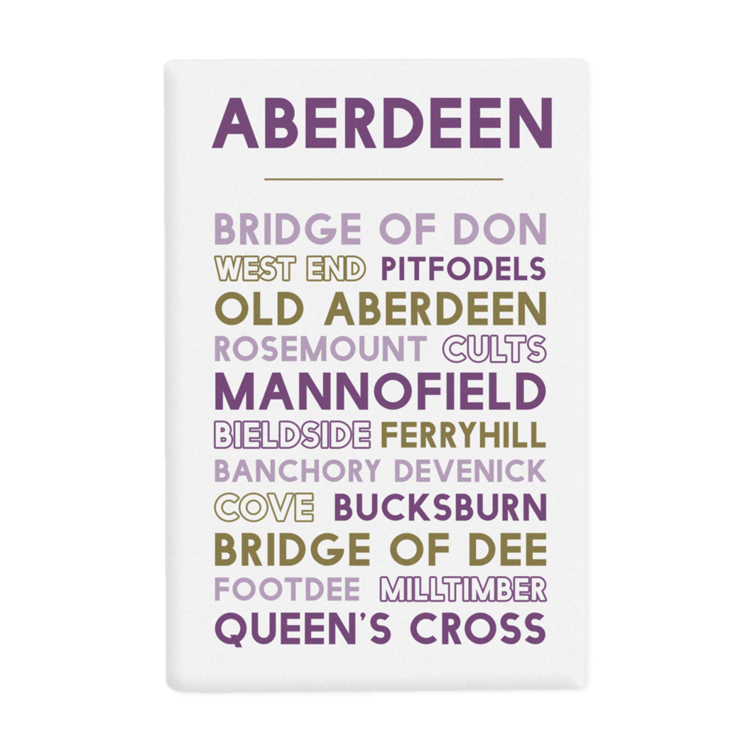 Aberdeen fridge magnet