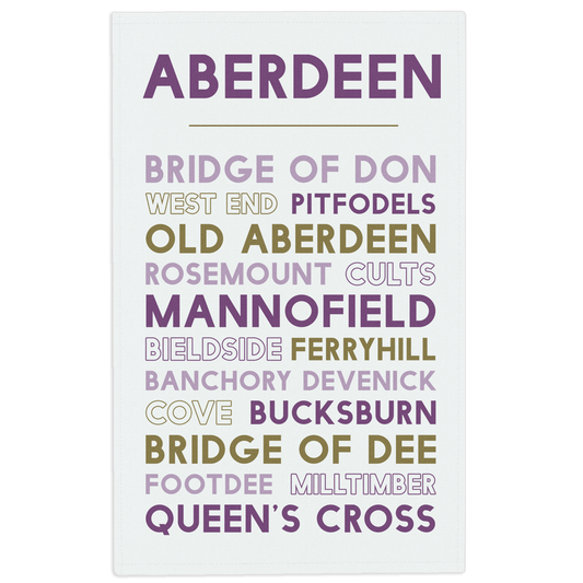 Aberdeen tea towel