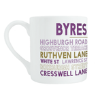 Byres Road Glasgow mug