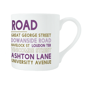 Byres Road bone china mug