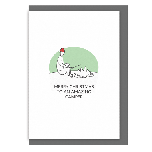 Camping Christmas Card