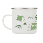 Camping enamel mug