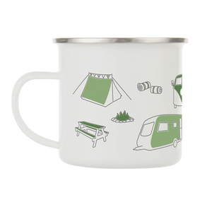 Camping enamel mug