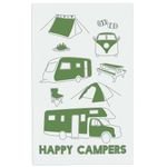 Camping tea towel