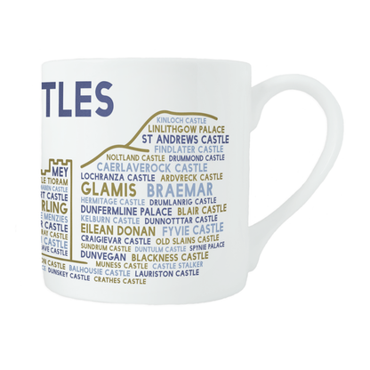 Scottish castles mug right side