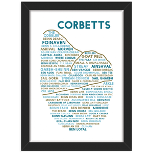 Corbetts print black frame