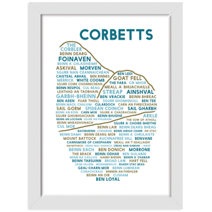 Corbetts print white frame