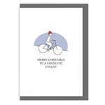 Cycling Christmas Card