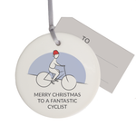 Cycling Christmas Decoration
