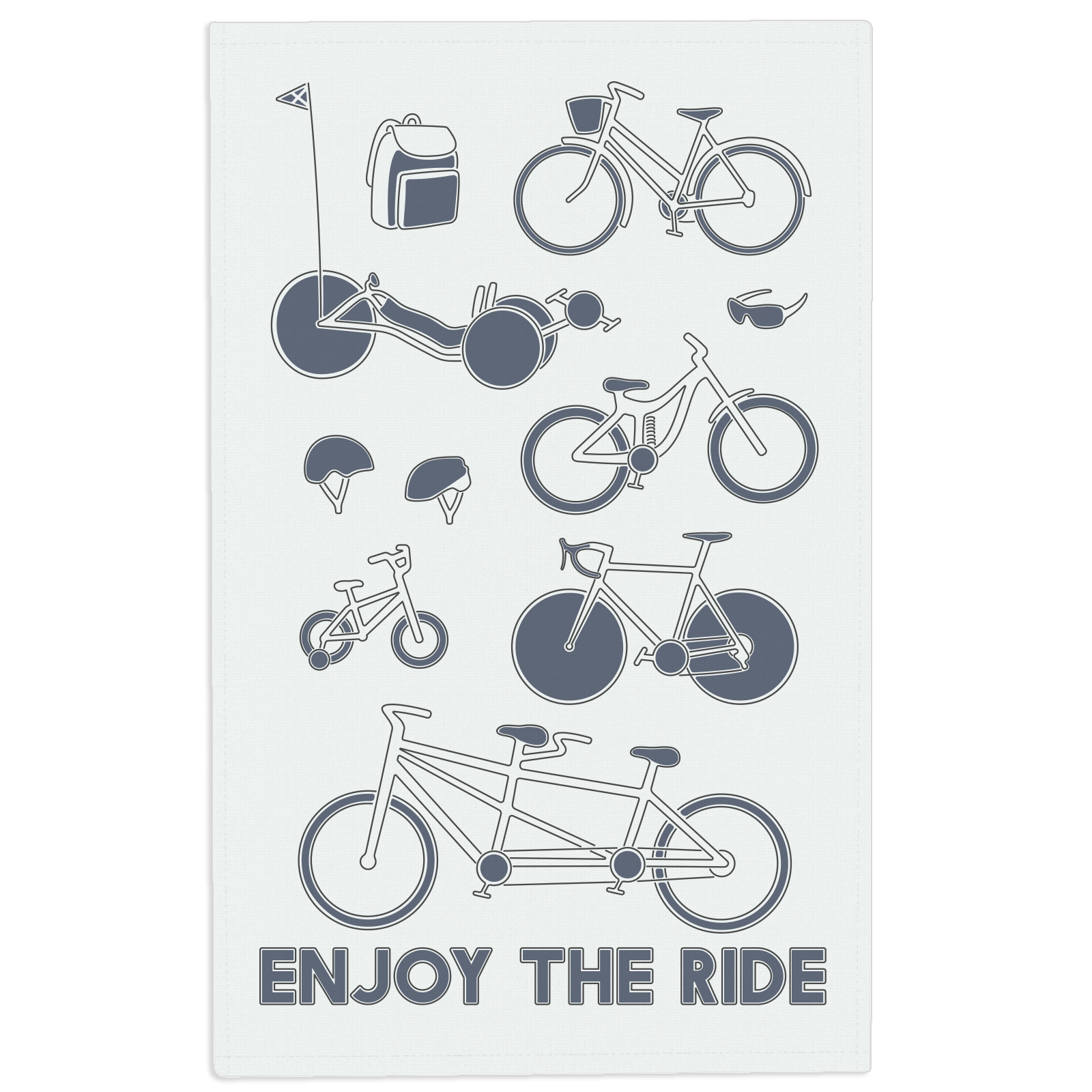 Cycling tea towel