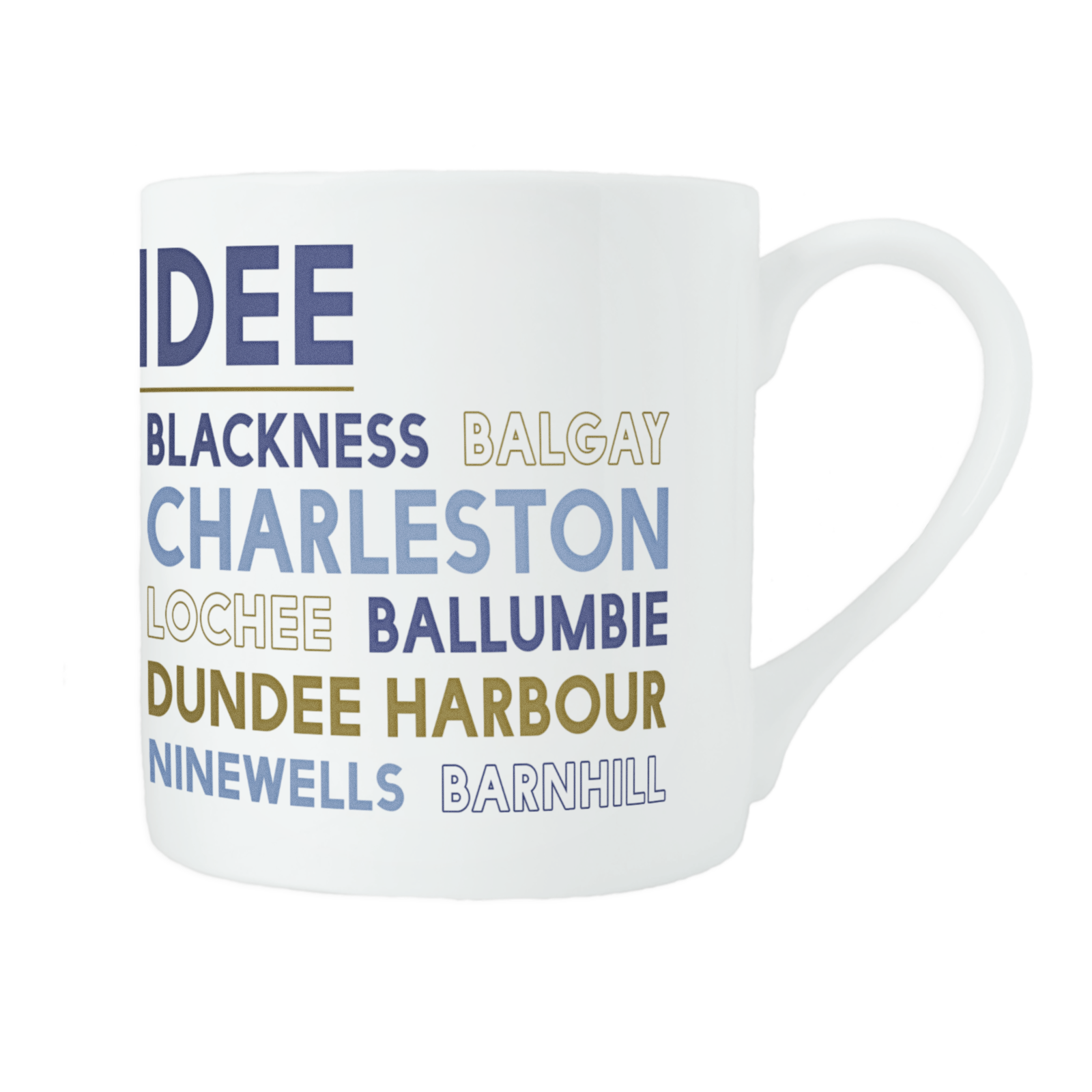 Dundee bone china mug