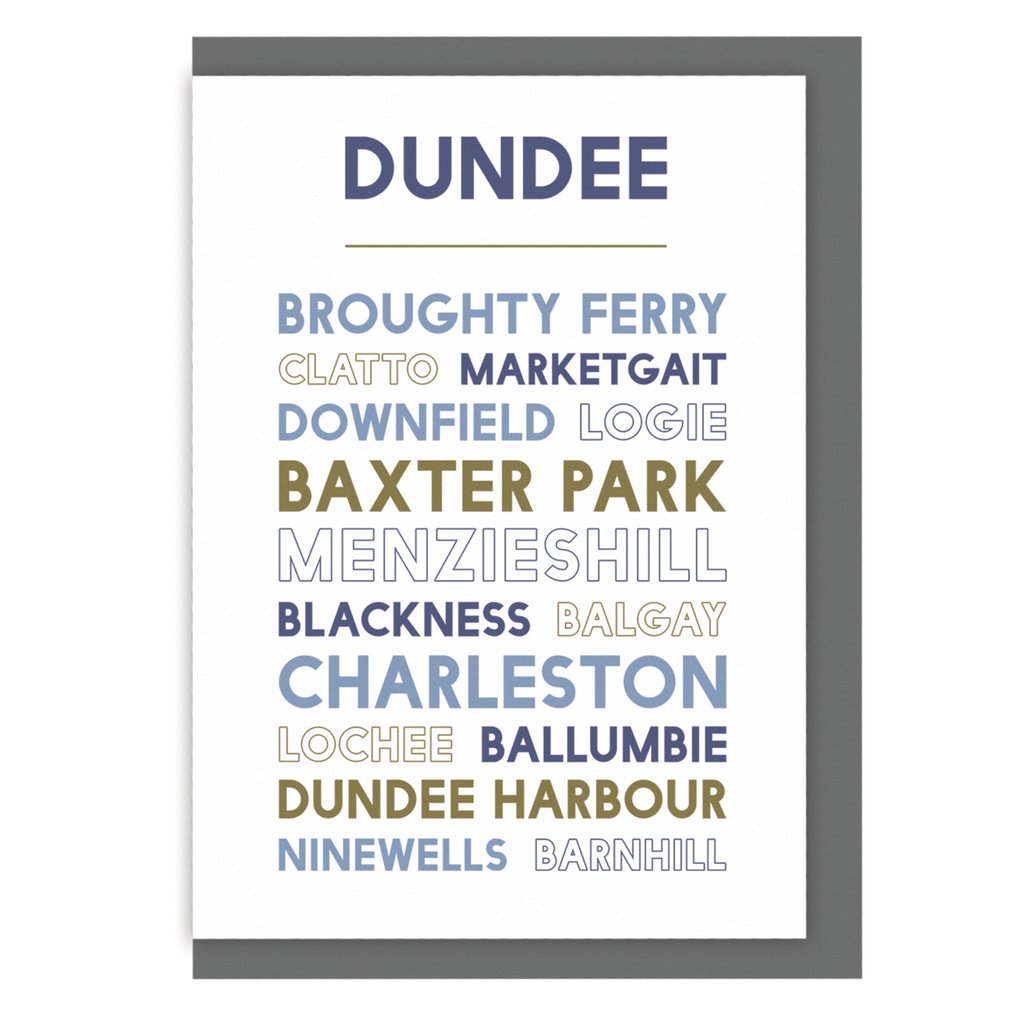 Dundee greetings card