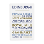 Edinburgh Attractions fridge magnet