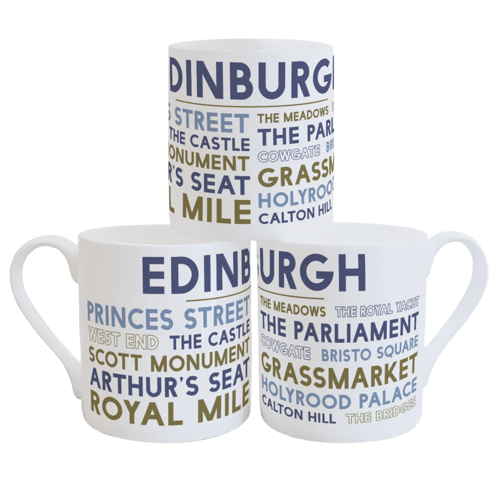 Edinburgh bone china mug