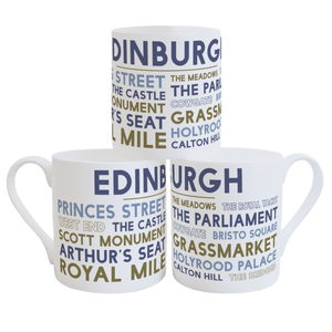 Edinburgh bone china mug