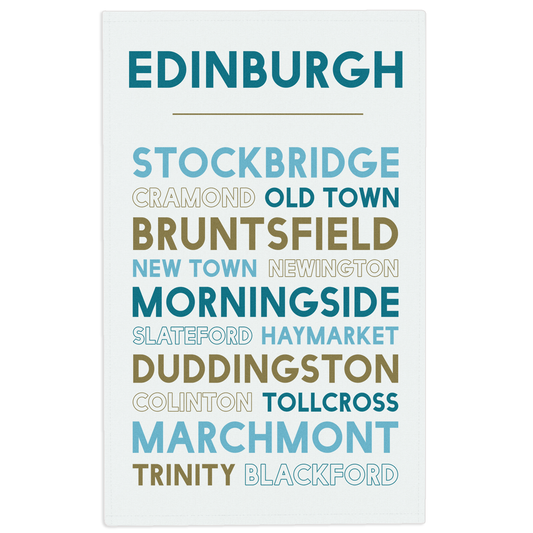 Edinburgh tea towel