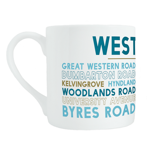 Glasgow west end mug