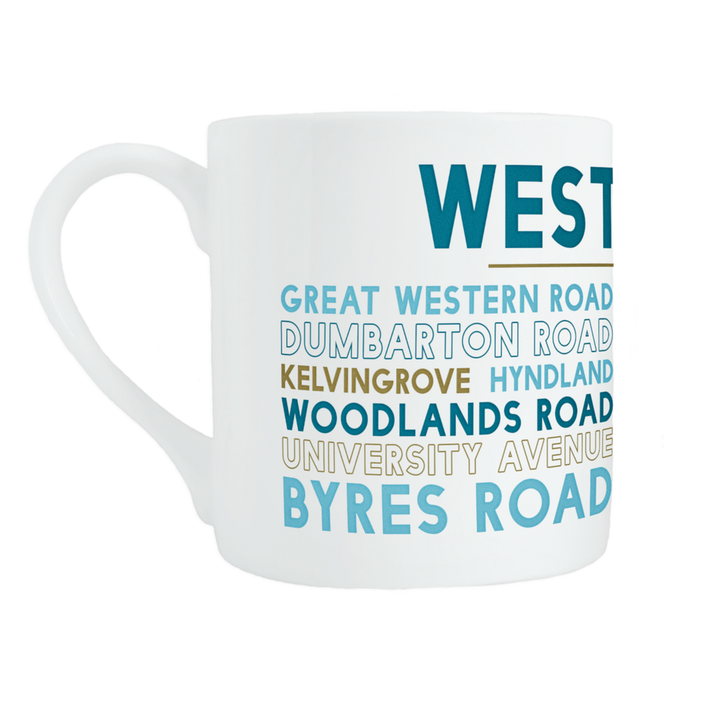 Glasgow west end mug