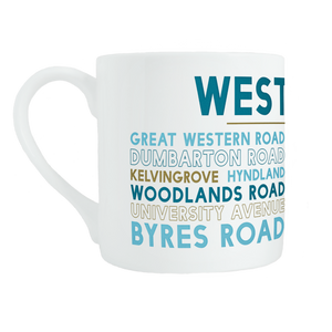 Glasgow west end mug