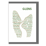 Scottish Glens greetings card