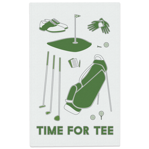 Golf tea towel