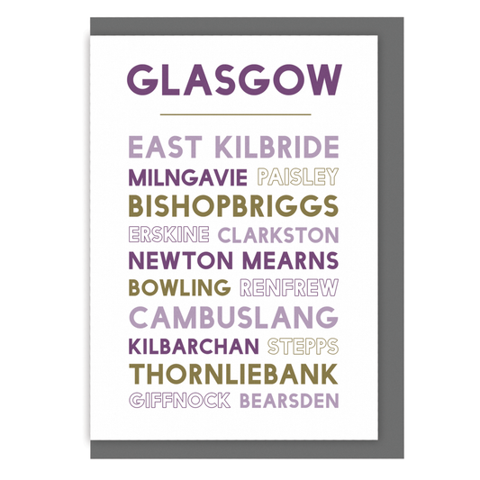 Greater Glasgow greetings card