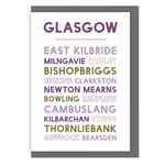 Greater Glasgow greetings card