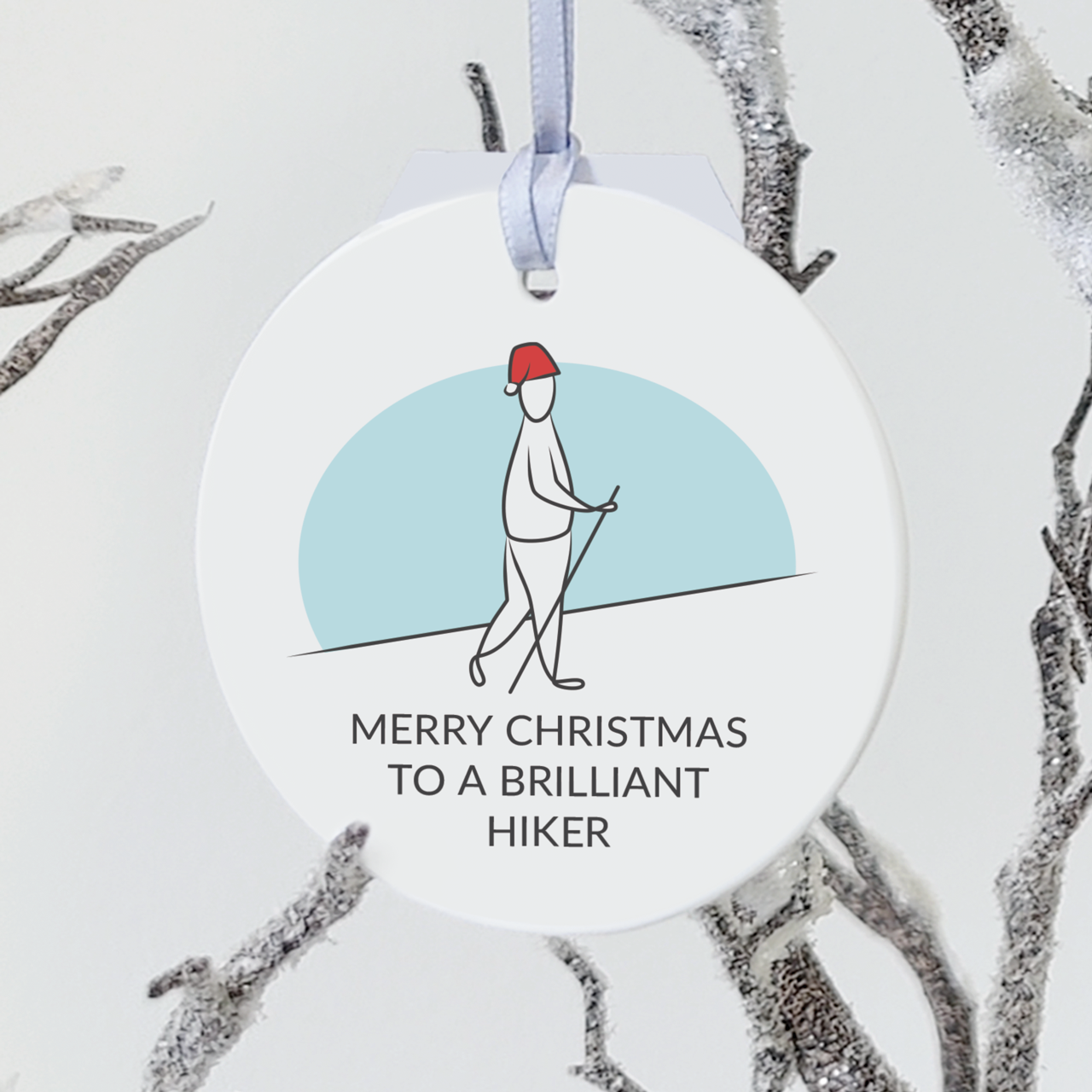 Hiking Christmas Decoration