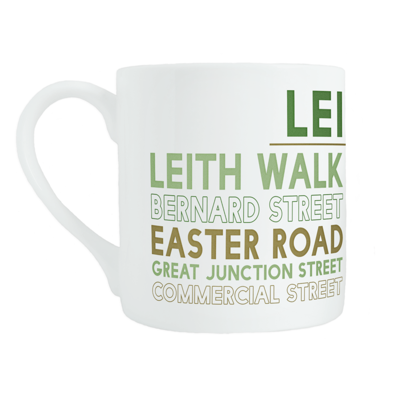 Leith bone china mug