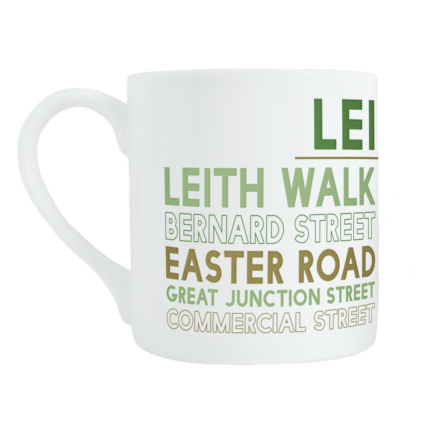 Leith bone china mug