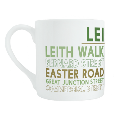 Leith bone china mug
