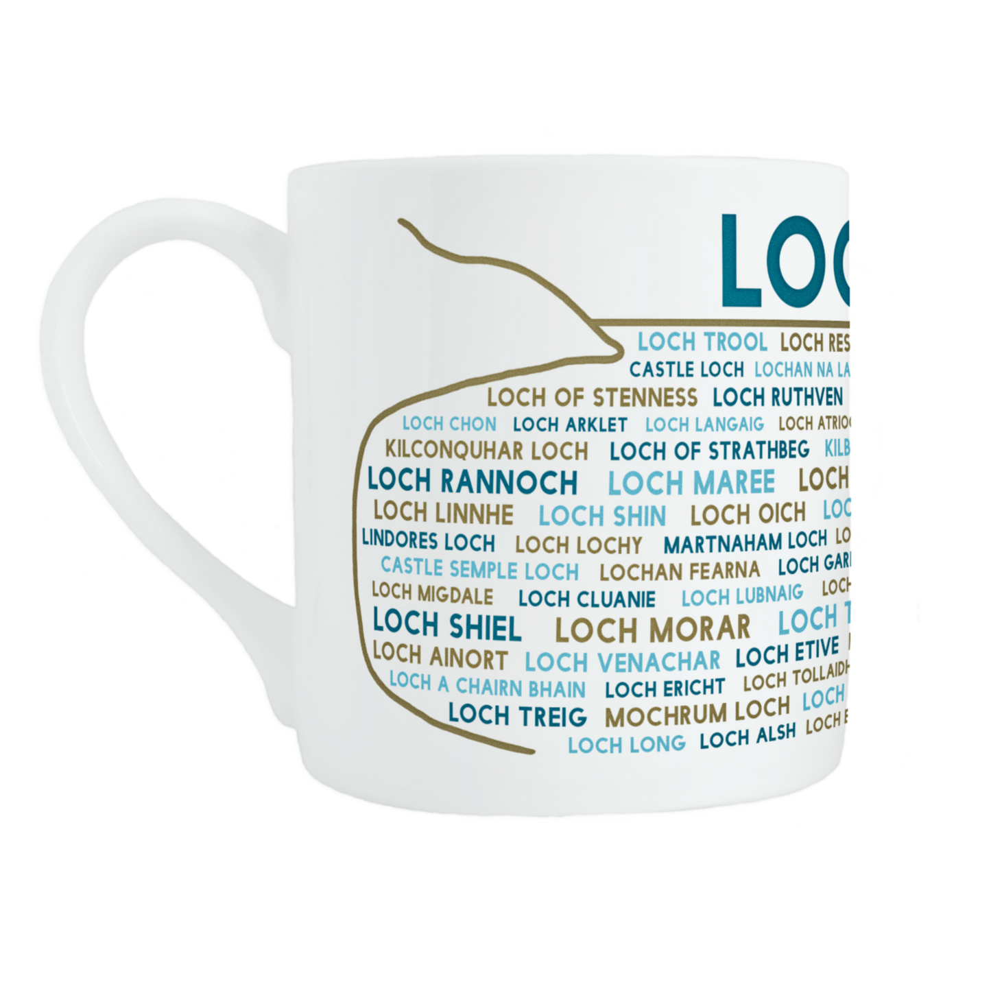 Lochs fine bone china mug