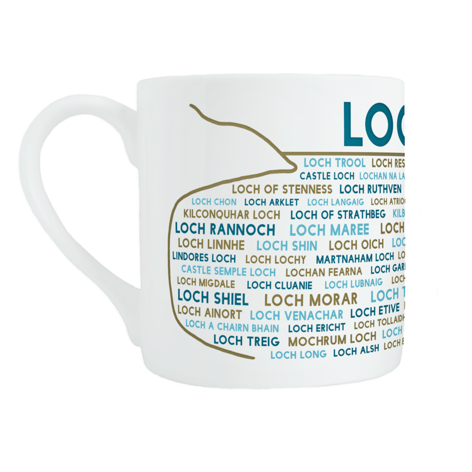 Lochs fine bone china mug