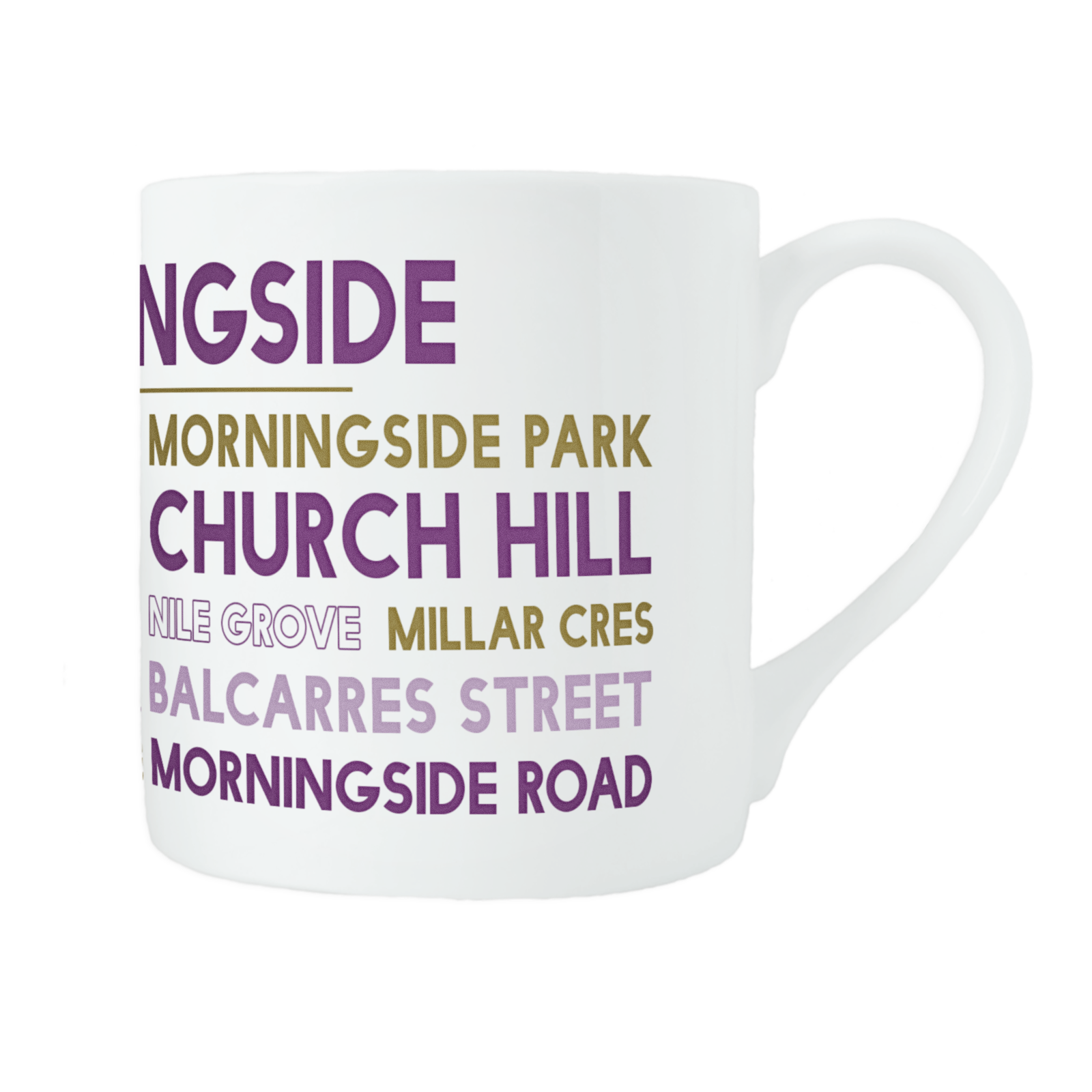 Morningside bone china mug