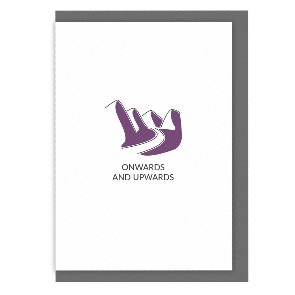 Hillwalking card onwards and upwards