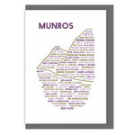 Munros greetings card