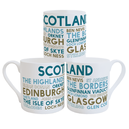 Scotland bone china mug