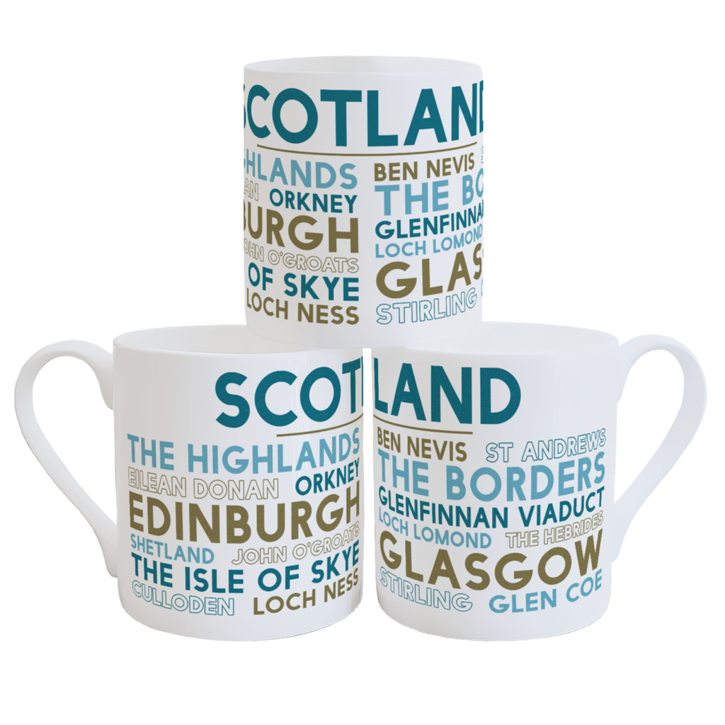 Scotland bone china mug
