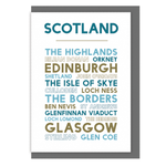 Scotland Attractions card